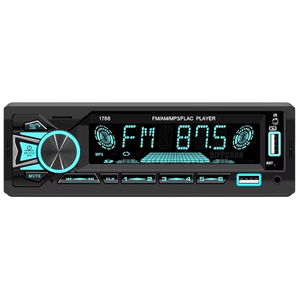 Autoradio 1 DIN SWM 1789 Bluetooth Negro