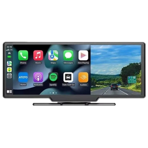 Pantalla táctil universal con Dash Cam Integrada SWM B5303R 10.26 pulgadas Carplay/Android Auto Inalámbrico Negro