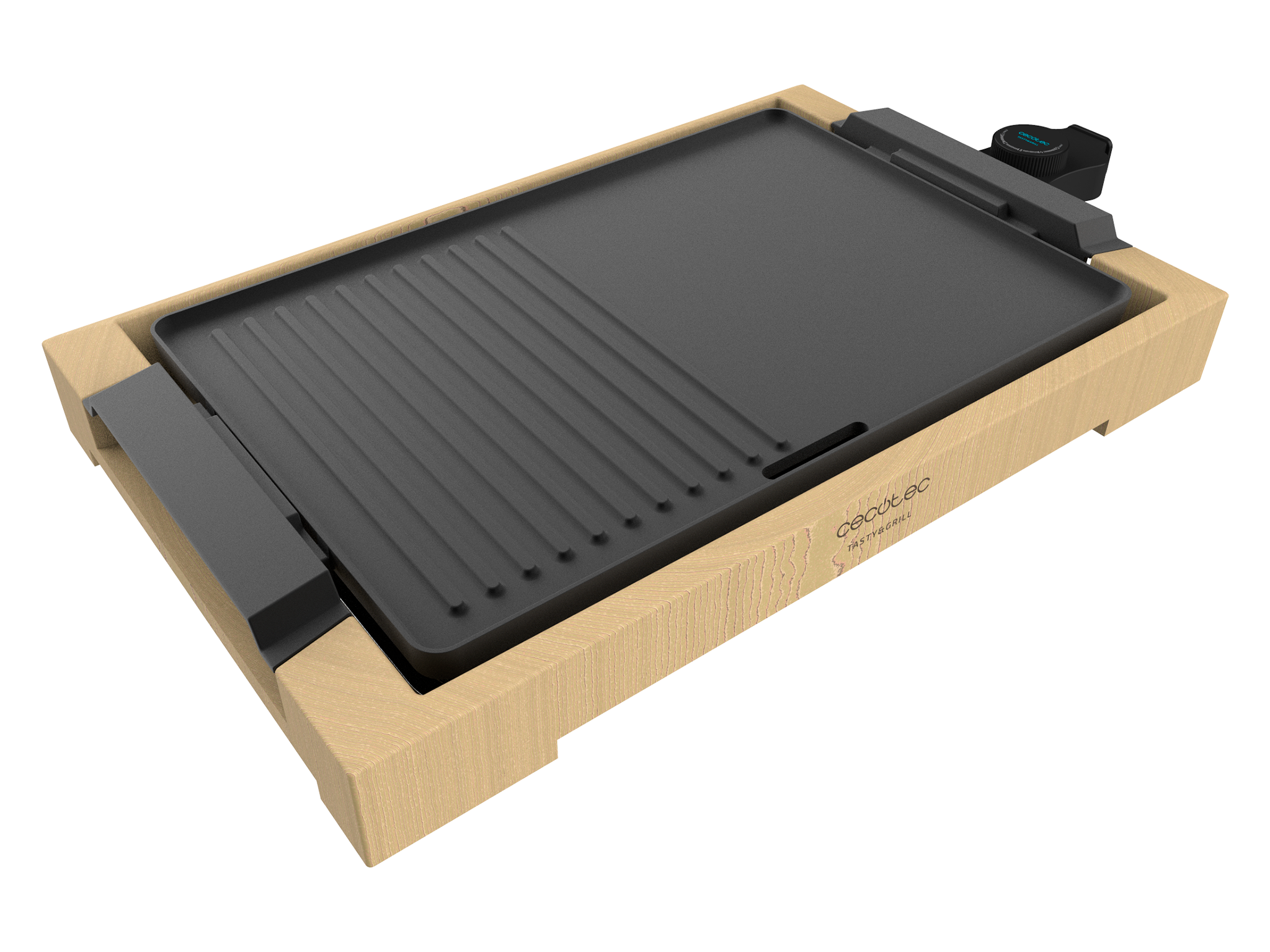 Plancha de cocina Tasty&Grill 2000 Bamboo Black