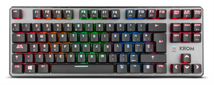 Krom Kernel TKL teclado Juego USB Negro