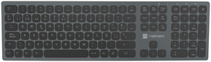 NATEC NKL-1830 teclado Universal RF Wireless + Bluetooth QWERTY Español Negro, Gris