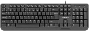 NATEC Trout teclado Oficina USB QWERTY Español Negro