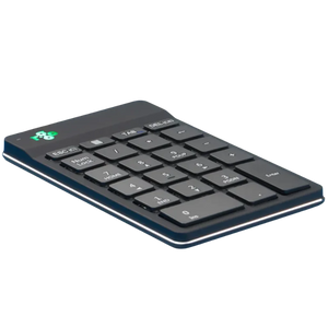 Teclado R-Go Tools Numpad Break de membrana compacto inalámbrico Bluetooth con indicador de pausa