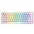 Teclado Mecánico Gaming Razer Huntsman Mini Blanco Clicky Optical Switch Morado