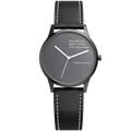 TN99 Smartwatch con Correa Leather Negro Monitoreo de Frecuencia Cardíaca