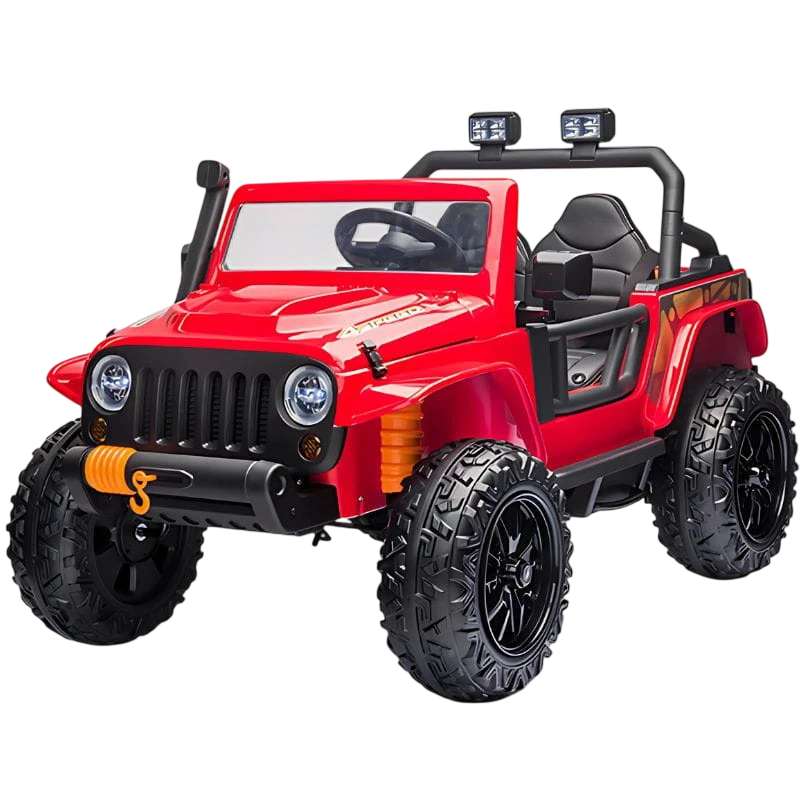 Todoterreno 12V Rojo 2 motores Coche eléctrico para niños