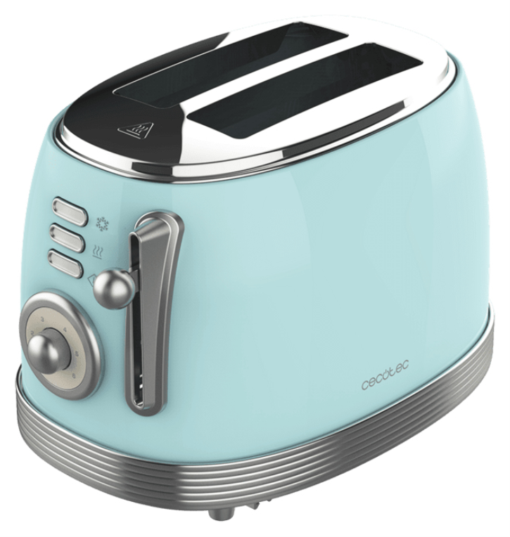 Cecotec Vintage 800 6 2 rebanada(s) 850 W Azul