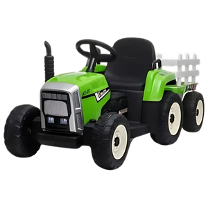 Tractor Ceres con remolque Verde - Coche eléctrico para niños
