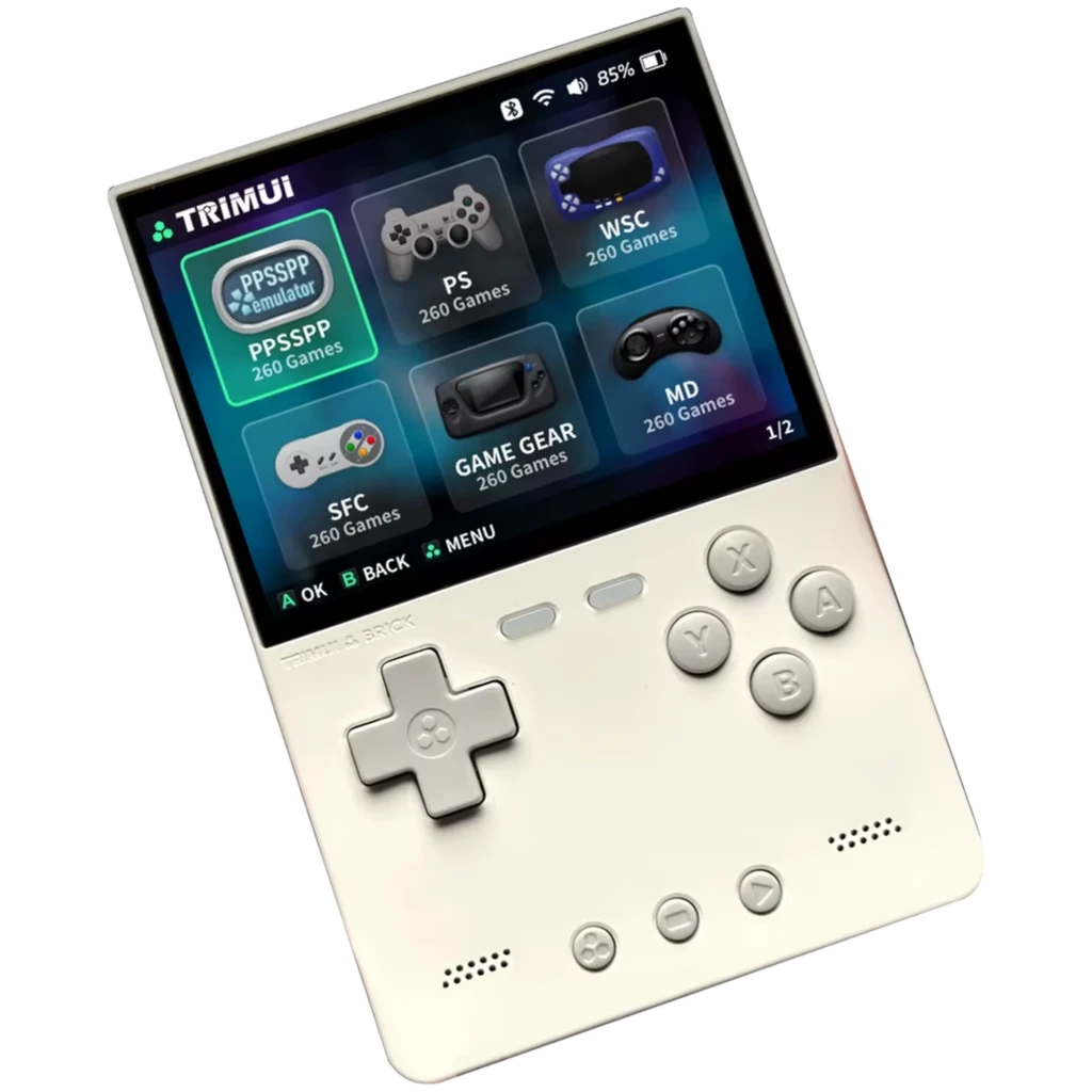 Trimui Brick (Sin SD Card) Blanco - Consola Retro