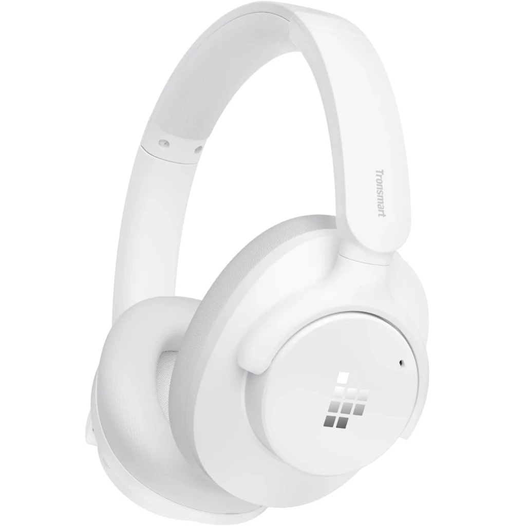 Tronsmart Q20S Blanco - Auriculares Inalámbricos con Cancelación de Ruido Híbrida y 60H de Autonomía