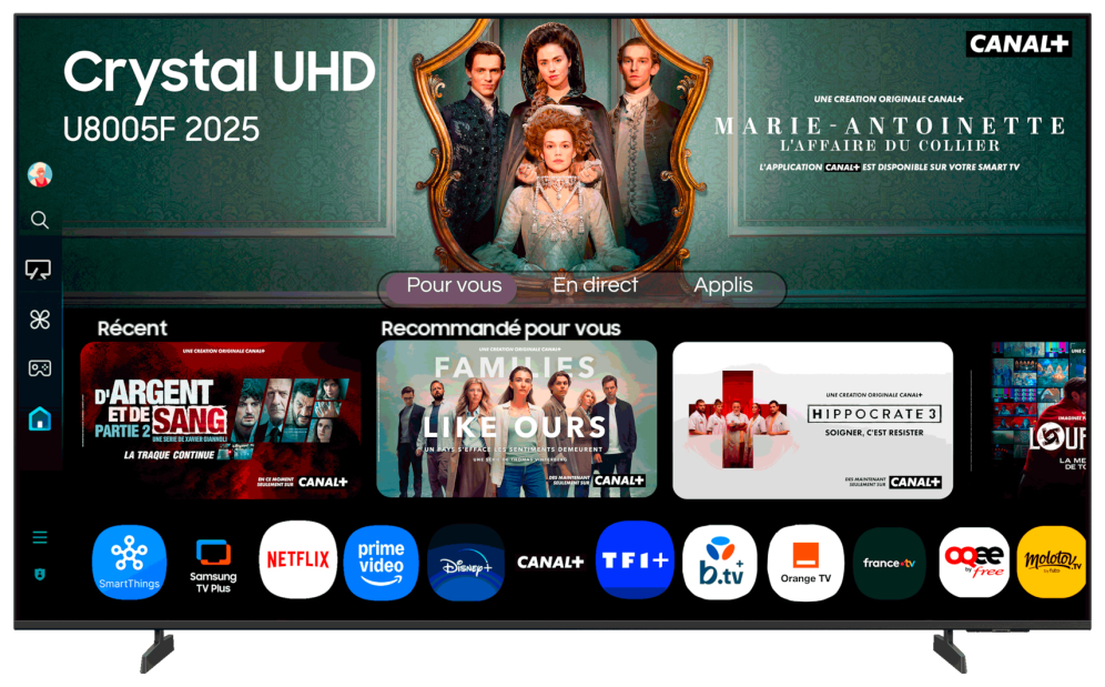 Samsung TU65U8005FU 165,1 cm (65") 4K Ultra HD Smart TV Wifi Negro