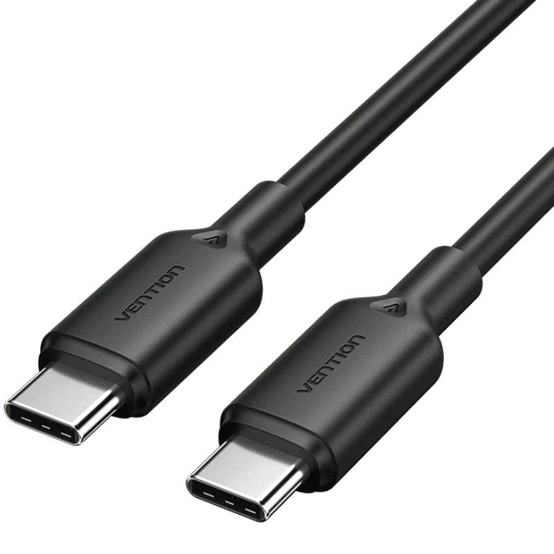 CABLE USB-C A USB-C 2.0 3A 1 M NEGRO VENTION