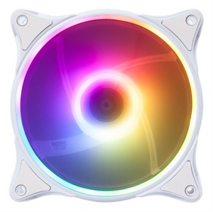 Hiditec N18 ARGB Carcasa del ordenador Ventilador 12 cm Blanco