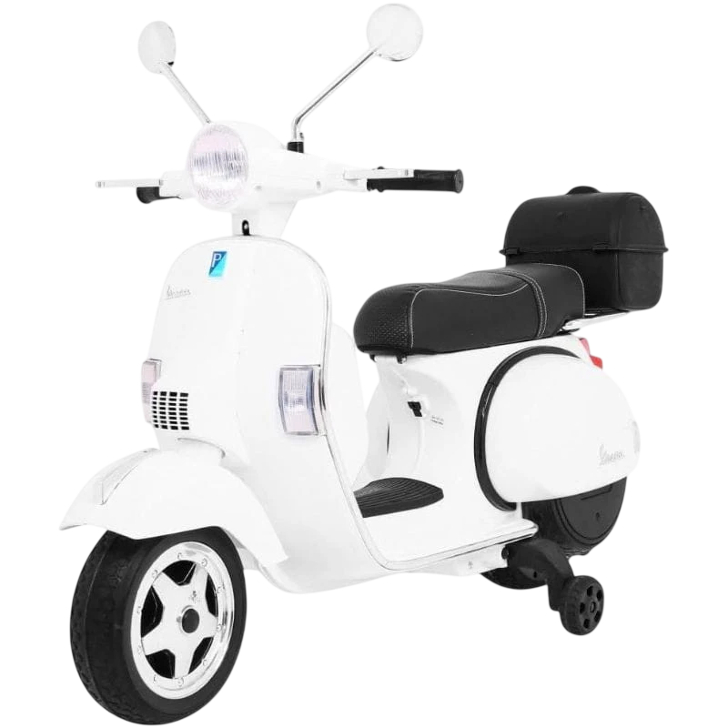 Vespa PX150 12V Blanco - Moto eléctrica para niños