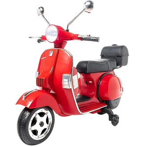 Vespa PX150 12V Roja - Moto eléctrica para niños