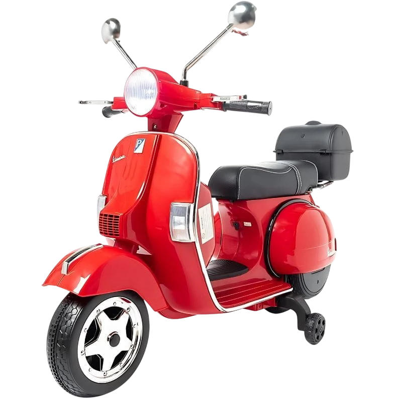 Vespa PX150 12V Roja - Moto eléctrica para niños