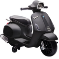 Vespa TR2502 6V Negro - Moto eléctrica para niños 