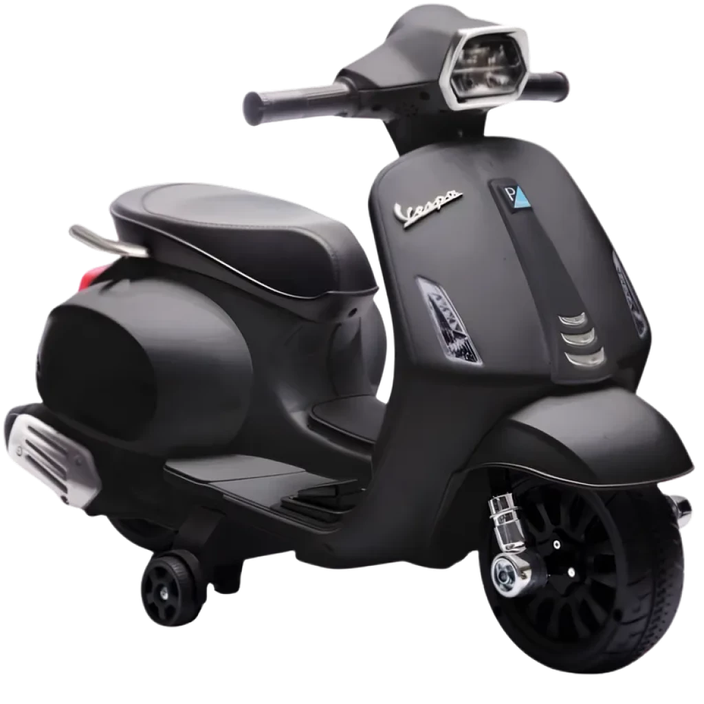 Vespa TR2502 6V Negro - Moto eléctrica para niños 