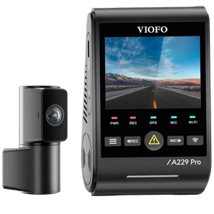 VIOFO A229 Pro Tele 4K + 2K WiFi GPS - Dash Cam