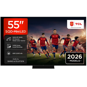 TCL C8L 55C8L Televisor 139,7 cm (55") 4K Ultra HD Smart TV Wifi Negro 6000 cd / m²
