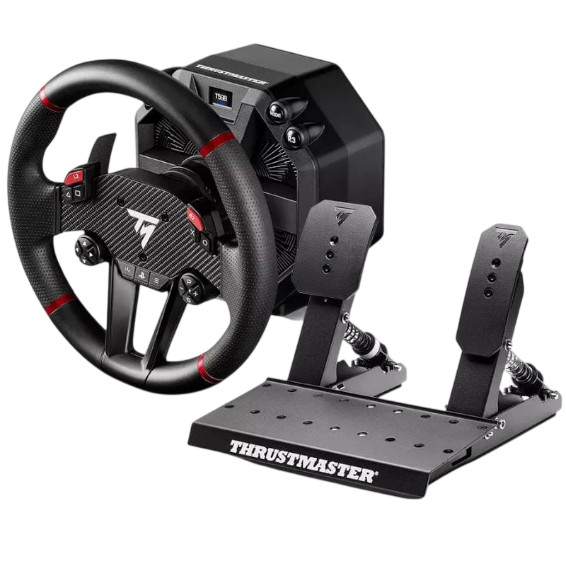 Thrustmaster T598 PS5/PS4/PC con pedalera Direct Drive 5Nm levas de cambio sensores magnéticos Volante de simulación