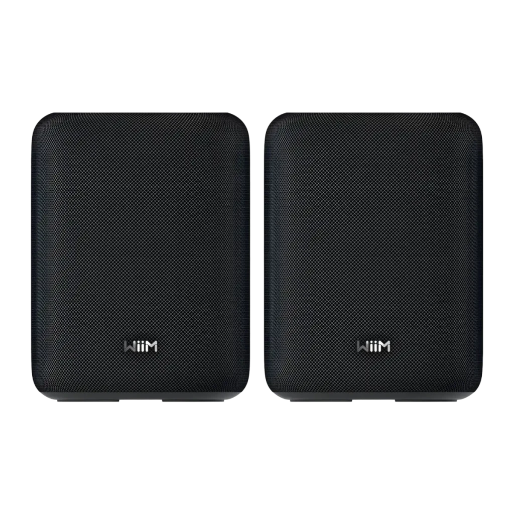 WiiM Sound LITE Twin Pack schwarz Smart Speaker Hi-Res Multiroom Lautsprecher-Set