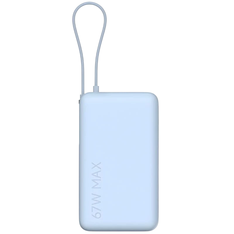 Xiaomi  Power Bank 10000mAh (Cable integrado) 67W Azul Hielo