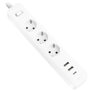 Xiaomi 20W Power Strip (2C1A) EU - Regleta de enchufes con USB