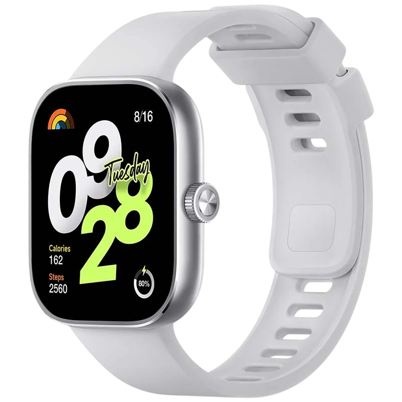Xiaomi Redmi Watch 4 Plata 1,97 pulgadas AMOLED GPS 30 días +150 deportes 5ATM