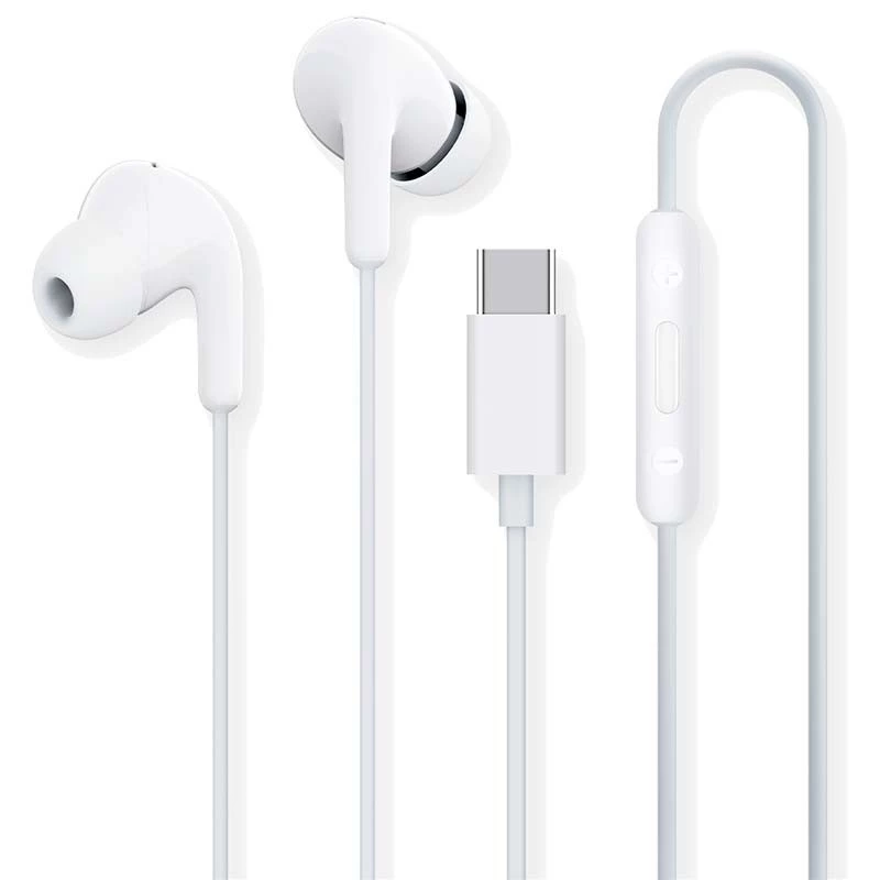 Xiaomi Type-C Earphones Blanco con Conector USB tipo C