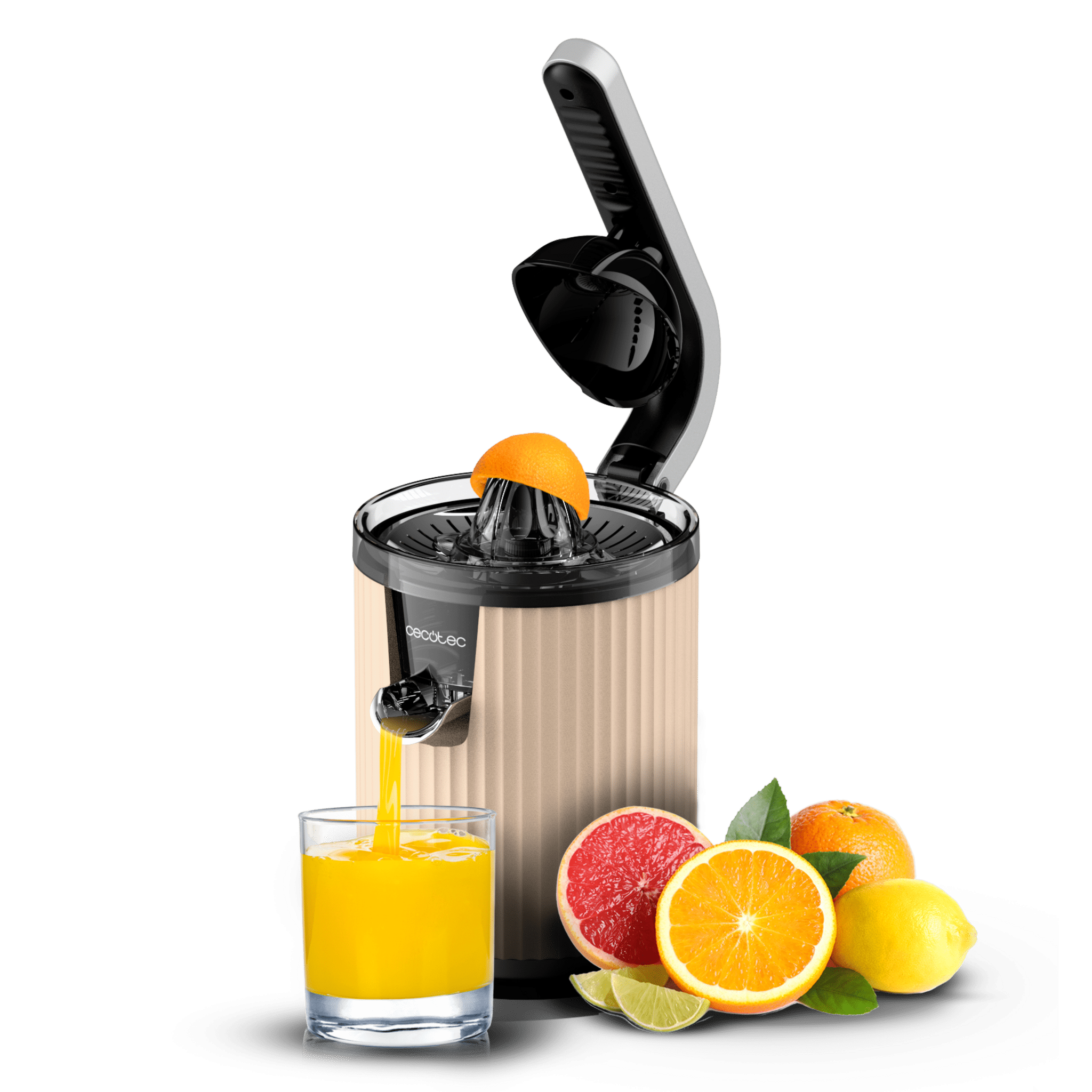 Exprimidor de brazo Xqueeze RetroJuice 600 Beige