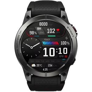 Zeblaze Stratos 3 Pro Negro - Reloj inteligente con pantalla AMOLED HD