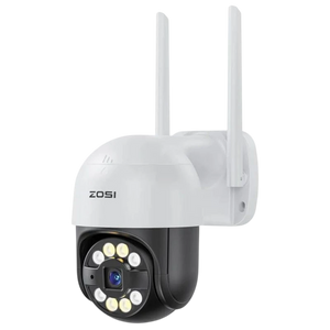 ZOSI C289 3MPx FullHD WiFi P/T IP66 IA Blanco + Tarjeta microSD 32GB