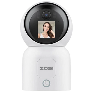 ZOSI C519M 4 MPx 2.5K P/T WiFi Dual Detección de movimiento Pantalla Blanco